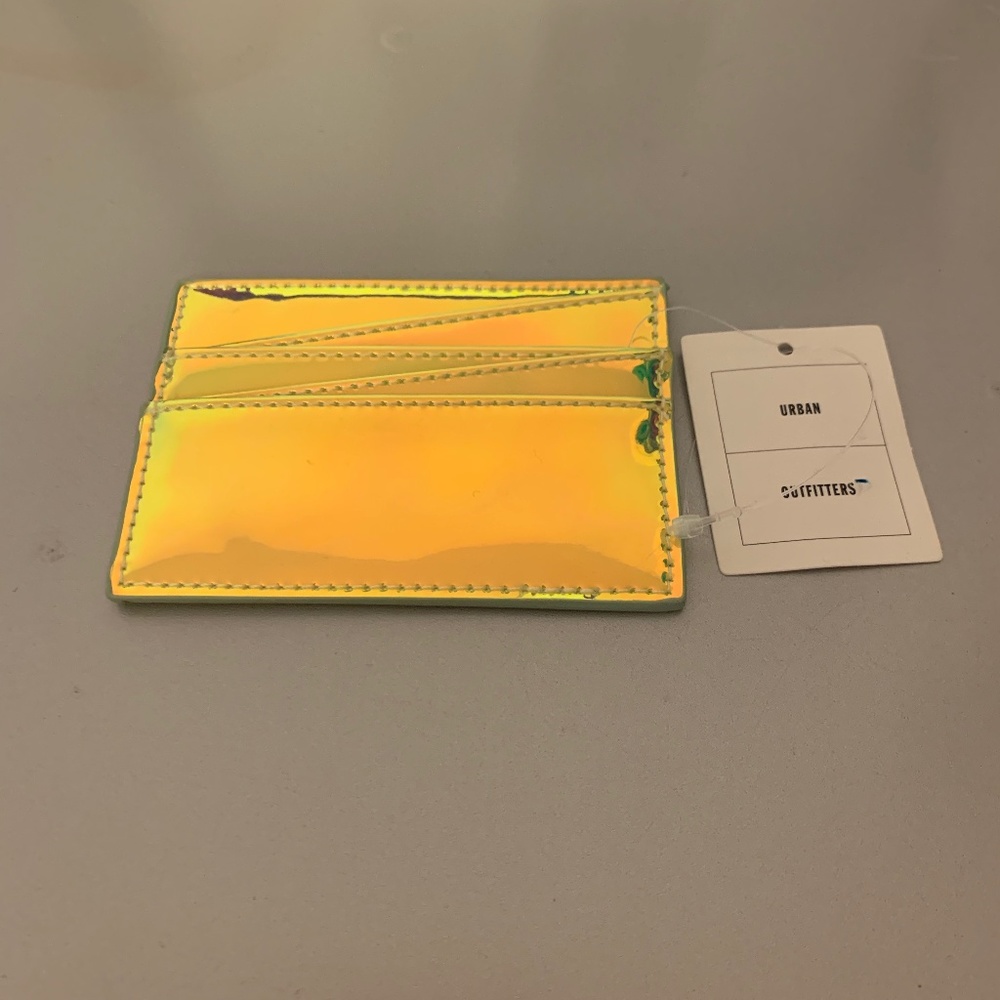 NWT Urban Outfitters Iridescent Card Holder/Case